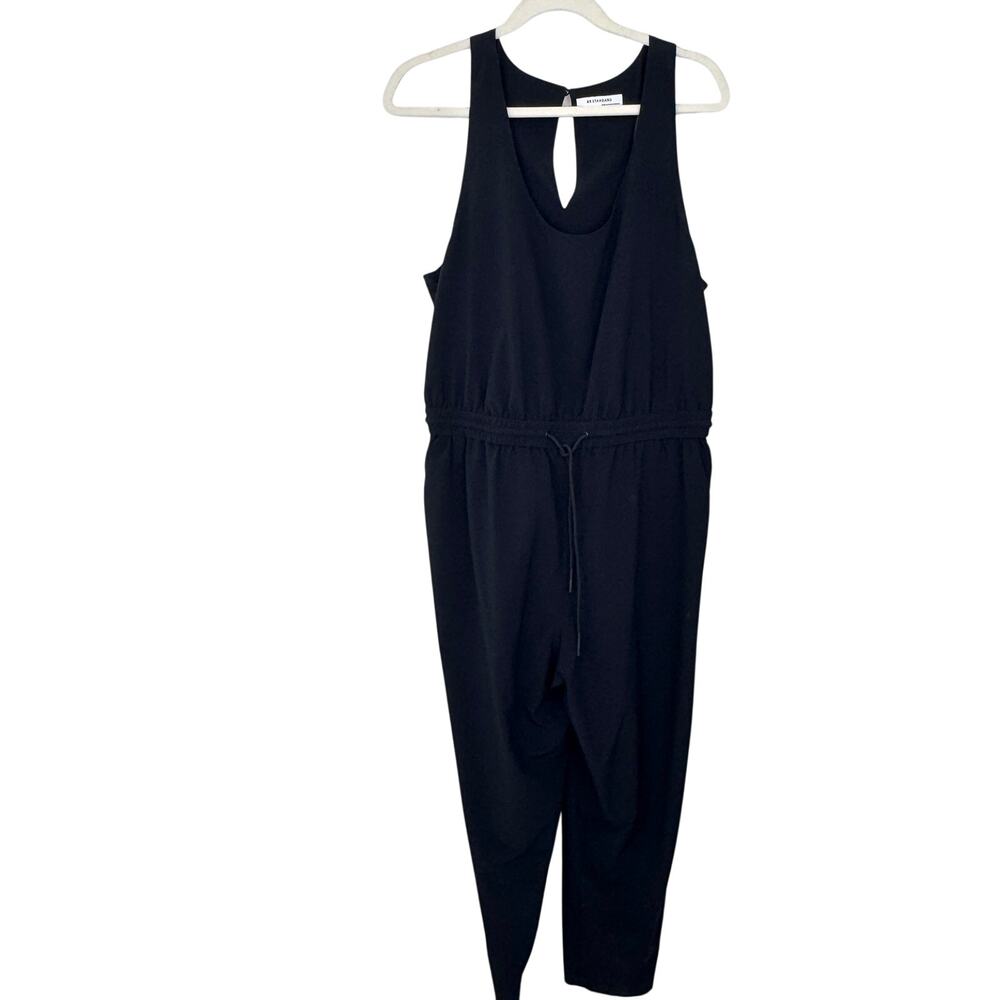 Banana Republic Womens Standard Flyweight Jumpsuit Size L Comfy Travel Black